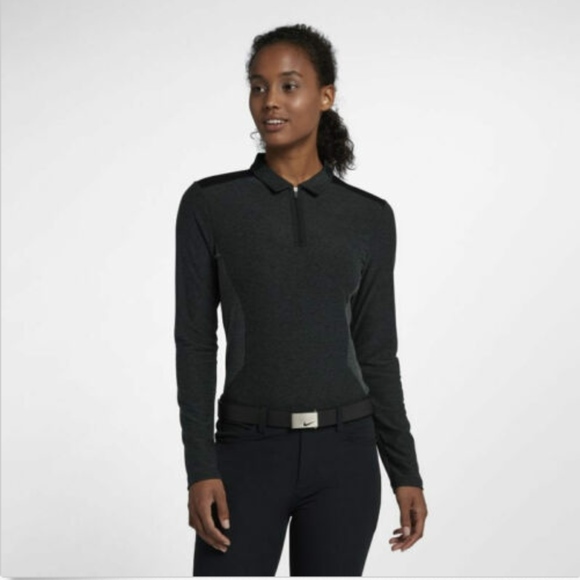 Nike Tops - WOMENS NIKE ZONAL COOLING LONG SLEEVE GOLF POLO
